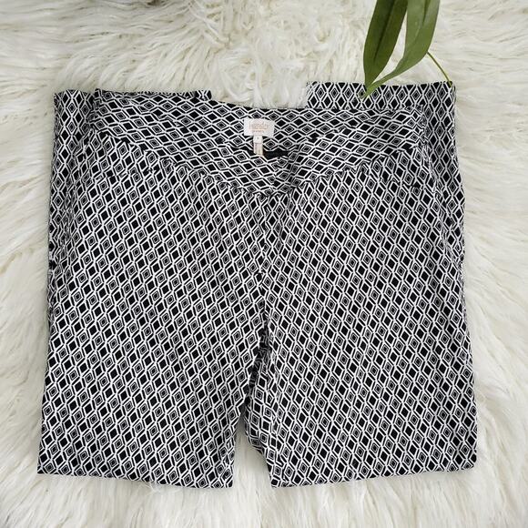 Laundry By Shelli Segal Cropped Trousers Size 4 - Picture 1 of 5